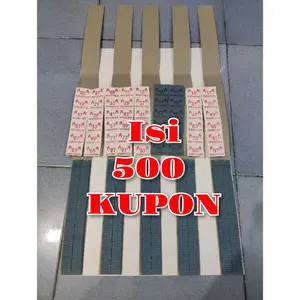CABUTAN KOSONGAN iSI 500 KUPON Cards Stiker
