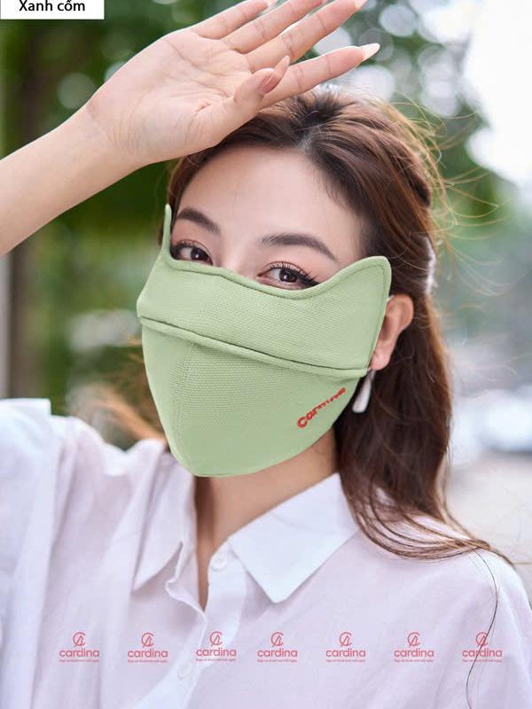 [BÁN LẺ 1C] KHẨU TRANG NỮ 3 LỚP  - Chống nắng, Chống UV, Lọc không khí, Ngăn bụi mịn Phụ Kiện Accessories, Women Che Mặt 4
