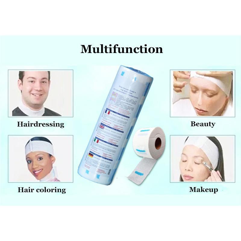 Giấy Cổ Dùng Một Lần, Tiệm Cắt Tóc Chuyên Nghiệp, Phụ Kiện Cắt Tóc, Dụng Cụ Tạo Kiểu Tóc Cắt Tóc, Che Cổ, 1 Gói 5