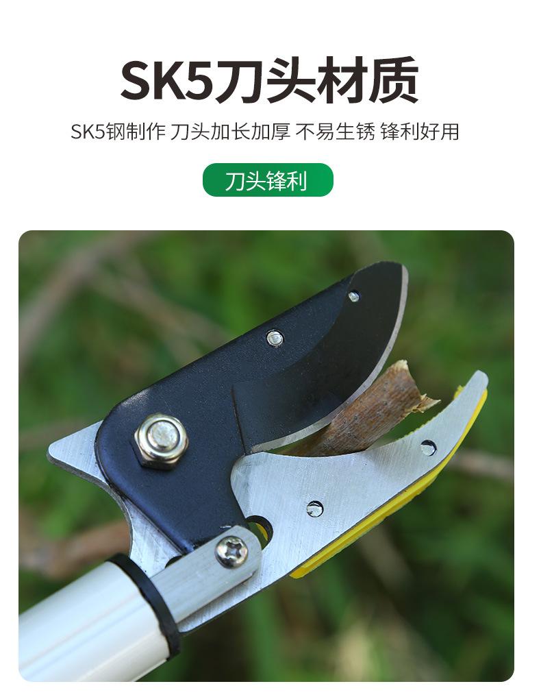 Product Introduction of Winda High Branch Fruit Picking Scissors Telescopic Fruit-Picking Device Gardening Scissor Litchi Longans Pomegranate Persimmon Picking Scissors Garden Tools 3