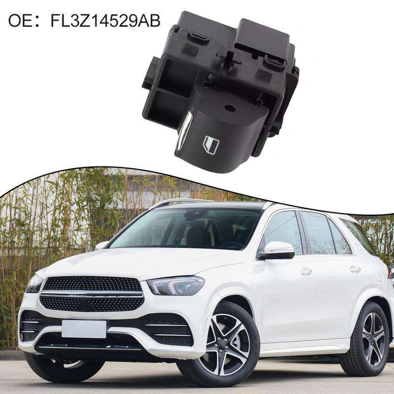 Product Introduction of Galss Switch Door Window Switch ABS Black Interior Parts Car Accessories High Quality New For Ford F150 2015-2020 0
