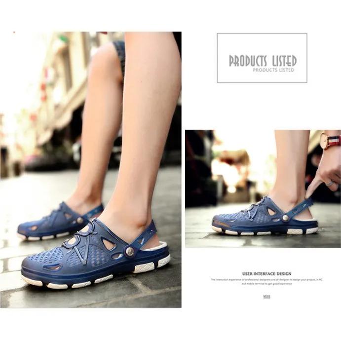 Product Introduction of Mens Shoes Breathable Non-slip Sandals Outdoor Slippers Fashion Casual Beach Shoes 8