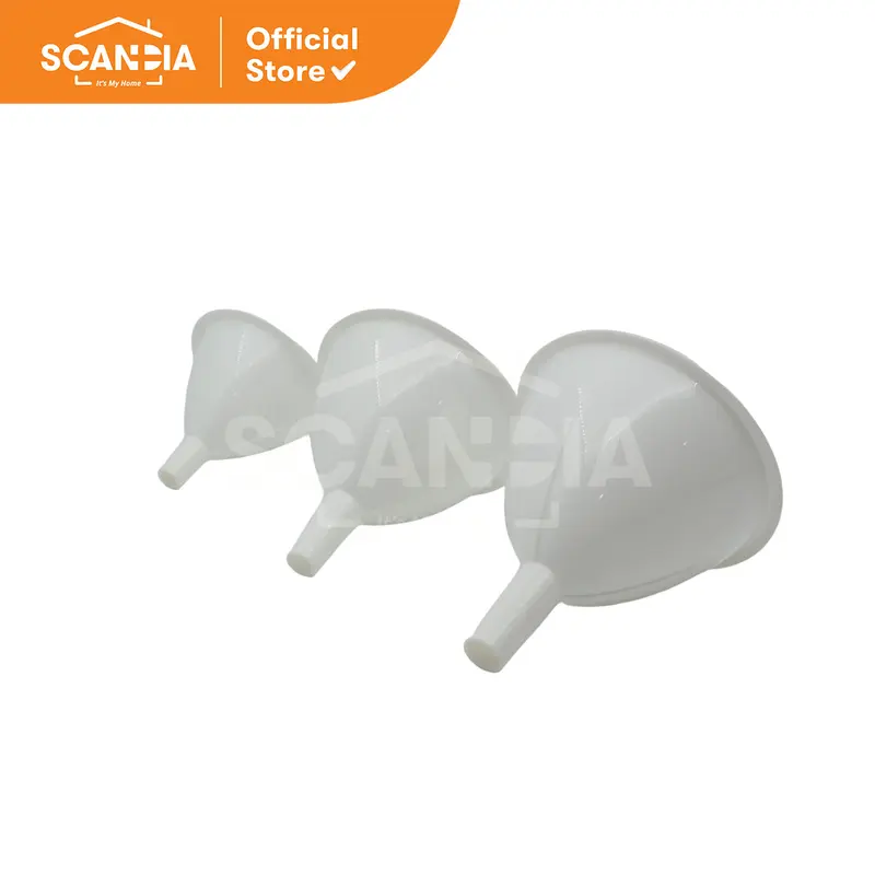 SCANDIA Corong Plastic Funnel With Handle 3Pcs (KA0144) 4