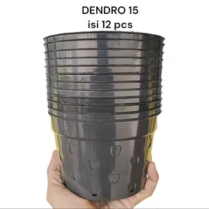 POT DENDRO 15 isi 12 pcs pot anggrek