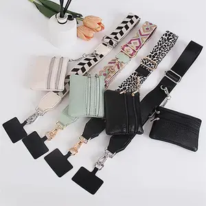 【COD】Phone Case Wide Shoulder  Produk Baru Tali ponsel  + tali bahu multifungsi adjustable + GRATIS dompet mini - nyaman tidak mencubit - banyak motif fashionable - praktis dibawa bepergian
