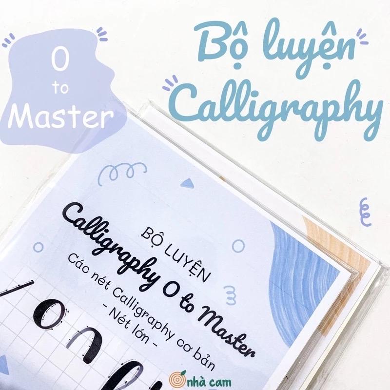 Bộ luyện chữ Calligraphy cơ bản nâng cao, nhiều font chữ hiệ - TikTok ...