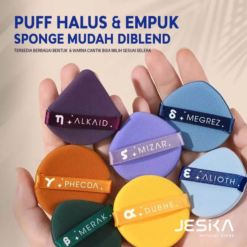 Sponge make up lembut spons cusion spons bedak tabur padat beauty powder puff foundation 0