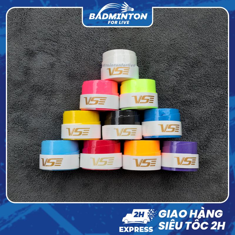 Quấn cán vợt VS VG002 cuốn cán cầu lông tennis chính hãng có vân cá thấm hút mồ hôi tốt