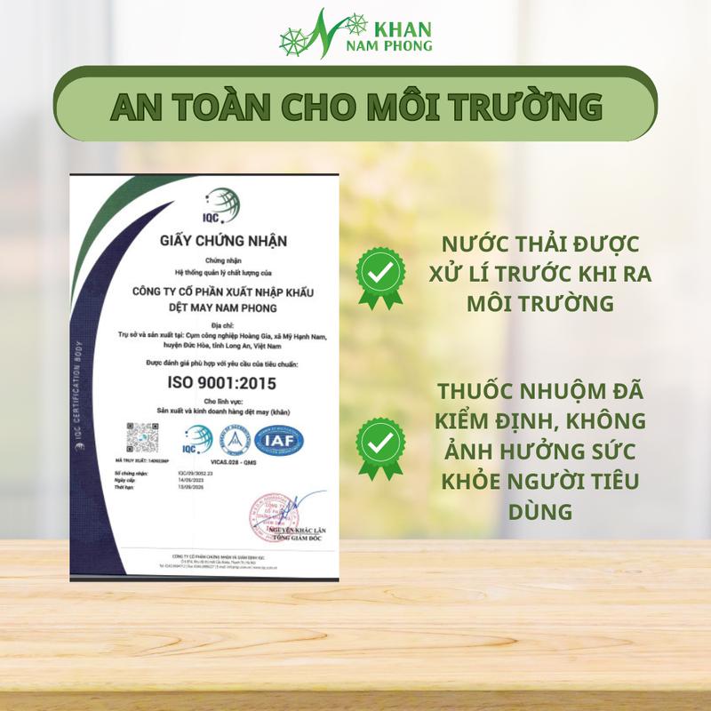 Combo 4 Khăn 28x50, 35x80, 60x120 - 2 Mặt, 1 Gội, 1 Tắm Cao Cấp - Chất Liệu Sợi Cotton Mềm Mịn - Đa Dạng Màu Sắc  - Khăn Nam Phong 6