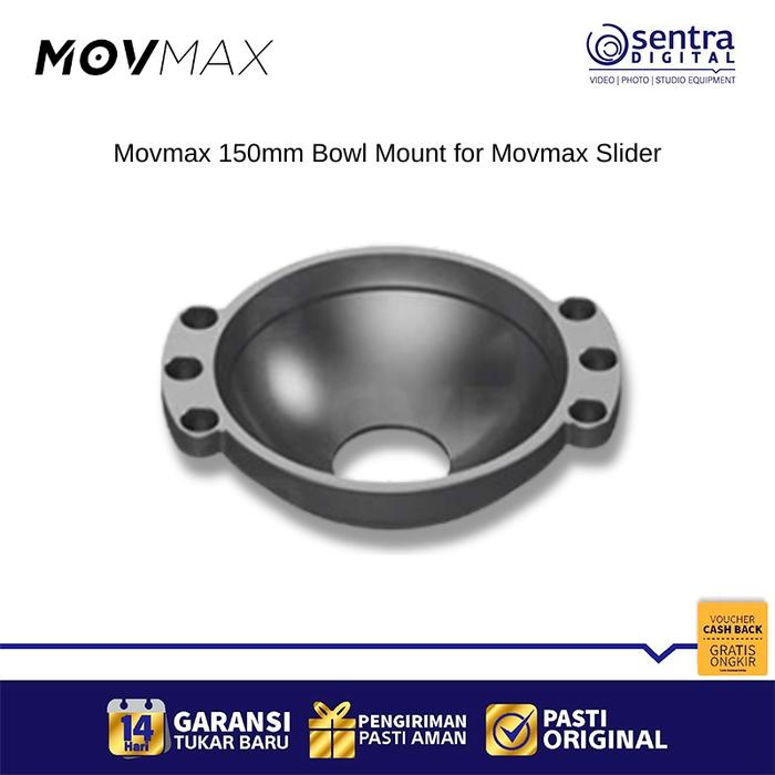 Gambar MOVMAX 150mm Bowl Mount for Movmax Slider dari Sentra Digital Kota Surabaya Tokopedia