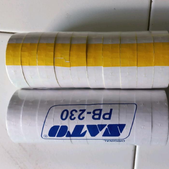 Pb230 Label Sticker Jual LABEL SATO PB2-230 / LABEL HARGA SATO PB230 / STIKER LABEL / Price ...