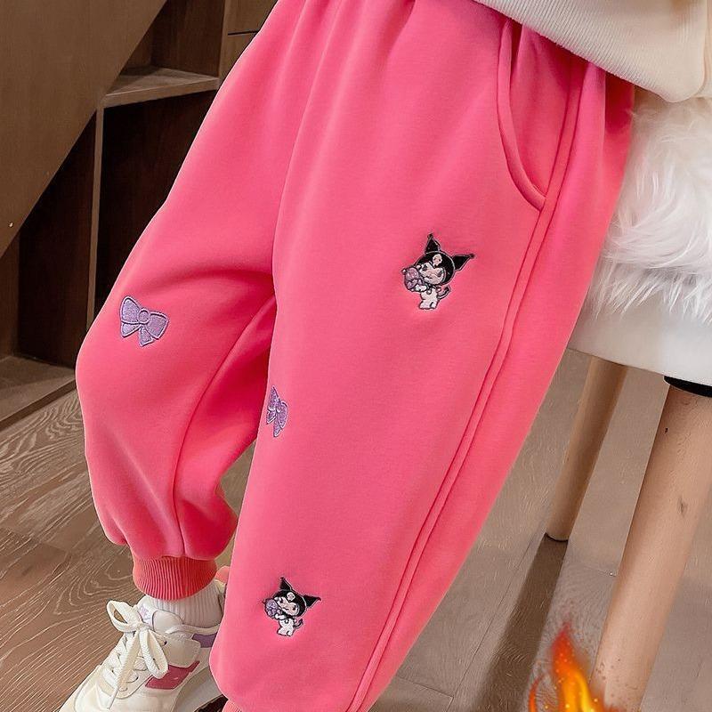 quần nỉ cho bé gái , chất liệu nỉ bông  ,  Thời Trang Thu Đông Cho Bé Từ 14kg Đến 48kg