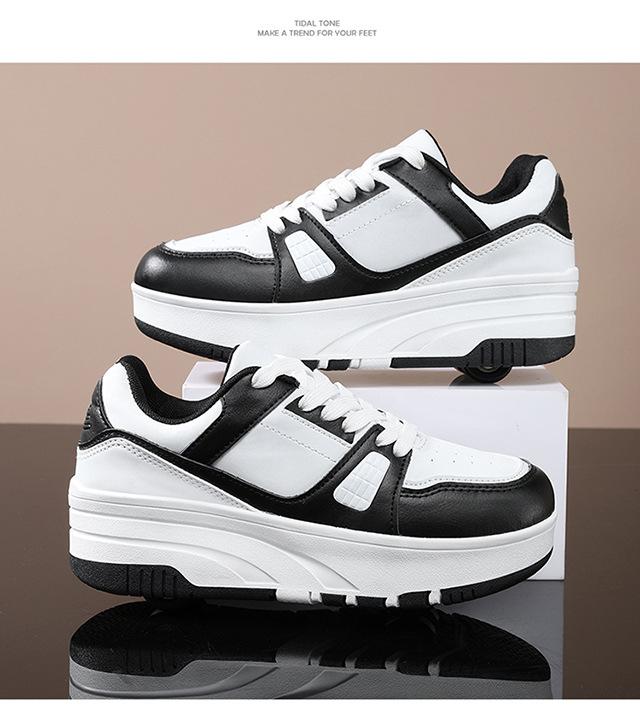 Product Introduction of Exclusive for Cross-Border Adult Heelys Women's Detachable Ultralight Children's Sports Board Shoes Boys Skate Shoes Factory Direct Sales 12