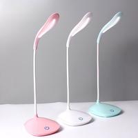 Gambar Lampu LED  Listrik Lampu Belajar Cas Recharge 3 Mode Sentuh Lampu LED Meja Belajar USB Lampu Baca Desk Lamp Listrik - pink dari iSmart Choice Store Kota Surabaya 1 Tokopedia