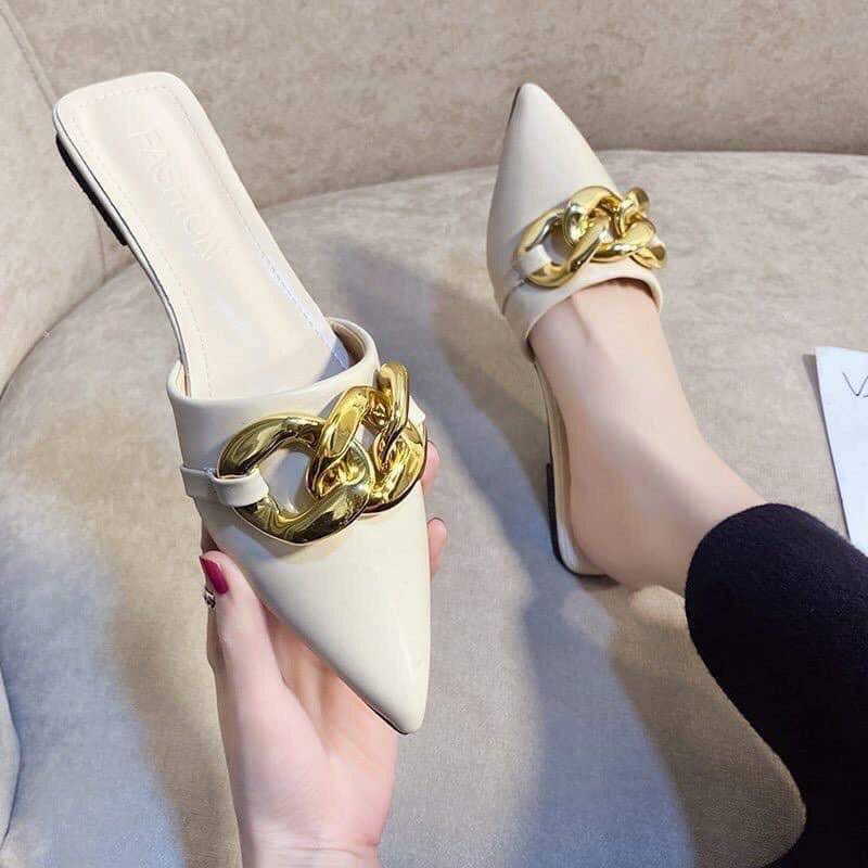 Sục nữ phối xích siêu cá tính đủ 2 màu đen và trắng 1