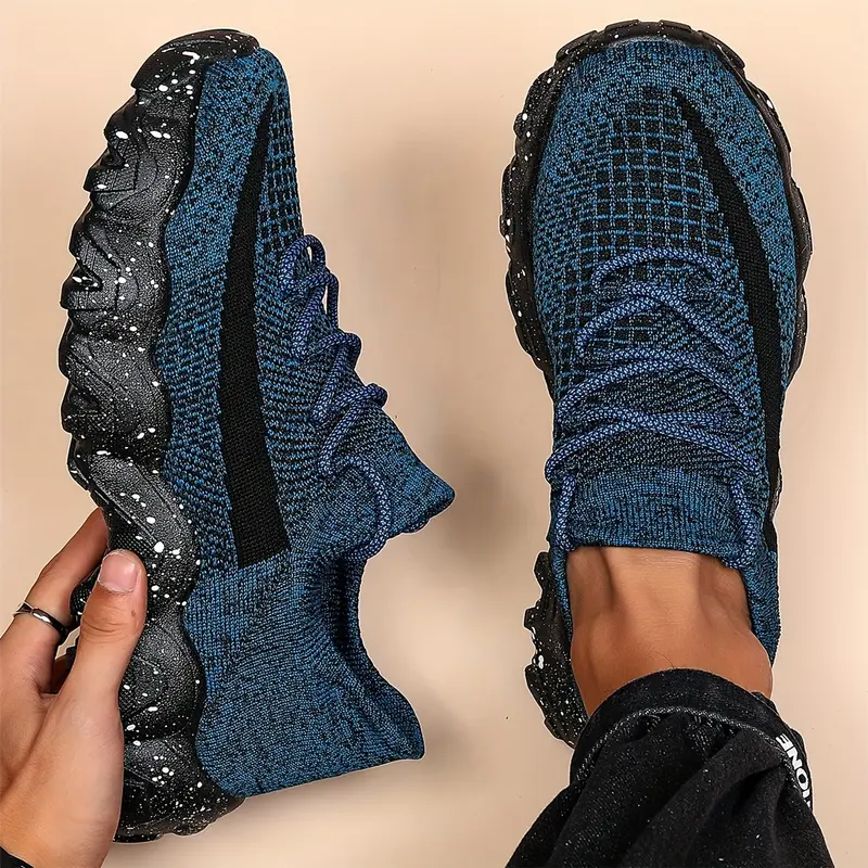 Men's Casual Sports Shoes Breathable  Flyknit Shoes Trainer Closed men runningshoes saucony progrid la sportiva tk4s nova  blast  5 Runner Training 0