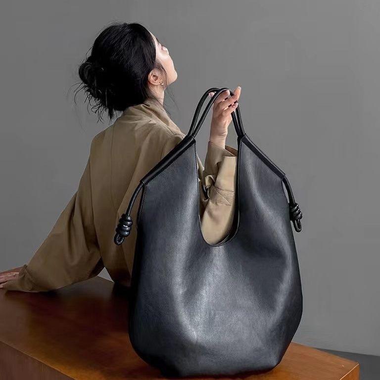Túi Tote Tối Giản, Thiết Kế Độc Đáo Sức Chứa Lớn, Thích Hợp Đi Lại, Túi Đeo Vai Và Dưới Cánh Tay Hàng Mới Về Mùa Hè 2024, Cao Cấp 1