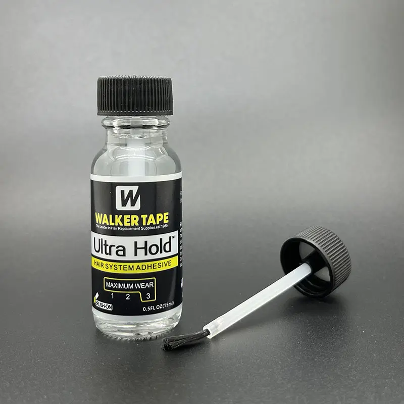 Keo dán tóc siêu giữ, 15ml, Keo dán trên tóc giả ren chải, Keo silicon, Thích hợp cho tóc giả, Tóc đội đầu và băng dính đóng cửa