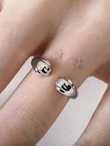 Anillo tipo brazalete con diseño de garra de gato, 1 pieza de estilo minimalista en aleación, accesorios de moda versátiles para mujeres y niñas para decoración diaria de ropa