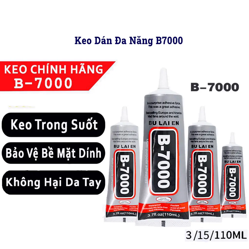 Keo dán màn hình điện thoại, keo viền điện thoại,keo b7000