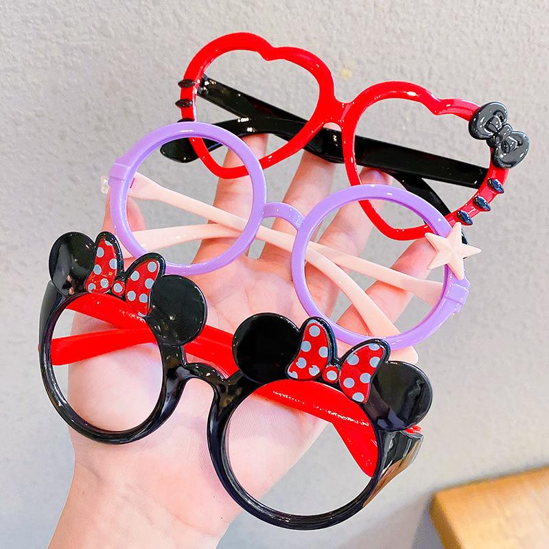 Children's Glasses Frame Girls' Cute Cartoon Glasses without Lens Baby Boy Photo Decoration Girls' Baby Frame 2