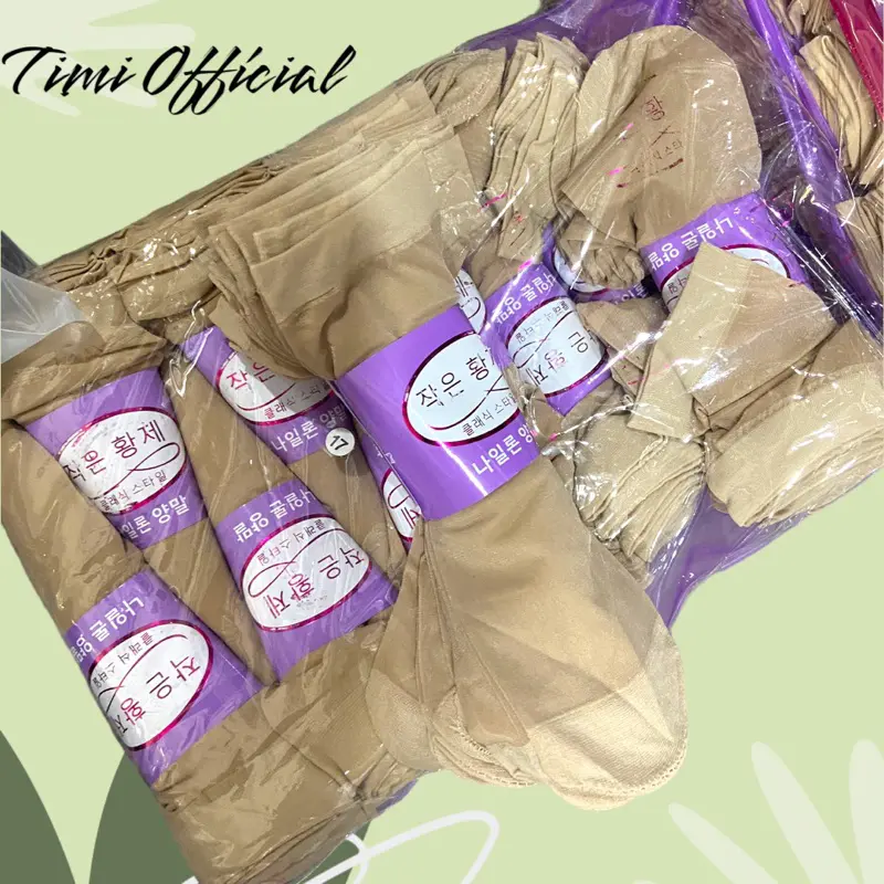 Tất da chân tất giấy nữ siêu dai vớ cổ ngắn mỏng Timi M01 6