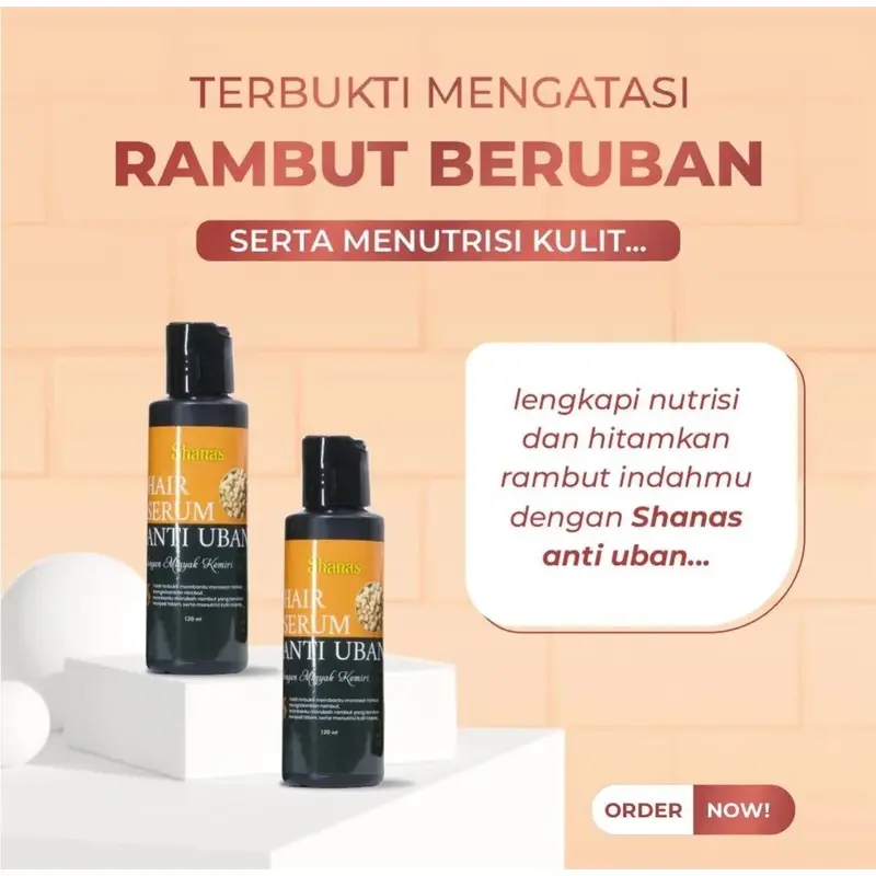 SERUM ANTI UBAN MENGHILANGKAN UBAN PERMANEN & MENGATASI UBAN DI USIA DINI Hitam Minyak Menghitamkan Haircare Penghitam Rontok Ketombe Memanjangkan Perawatan 2