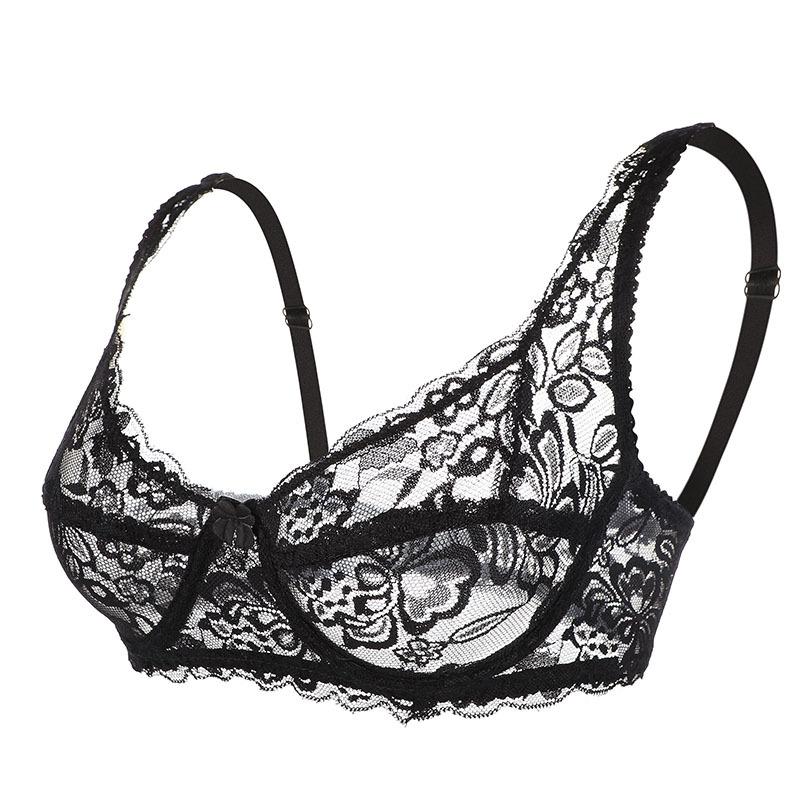 Product Introduction of Áo Ngực Ren khoét Dành Cho Nữ, Gợi Cảm, Không Có Đệm, Đẩy Lên, Có Gọng, Ngoại Cỡ, Áo Ngực, Cúp B / C 34-40 11