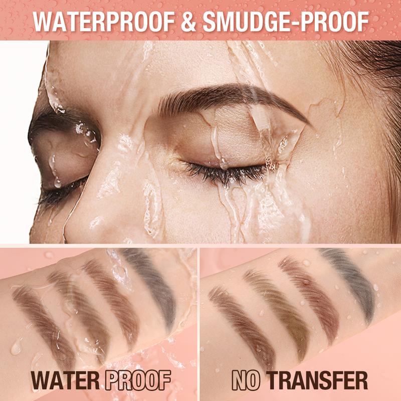 Product Introduction of O.TWO.O 3 In 1 Eyebrow Pencil With Eye Brow Razor Waterpoof 24HR Naturally Defined 0.5mm-4mm Easy to Makeup Kits 6