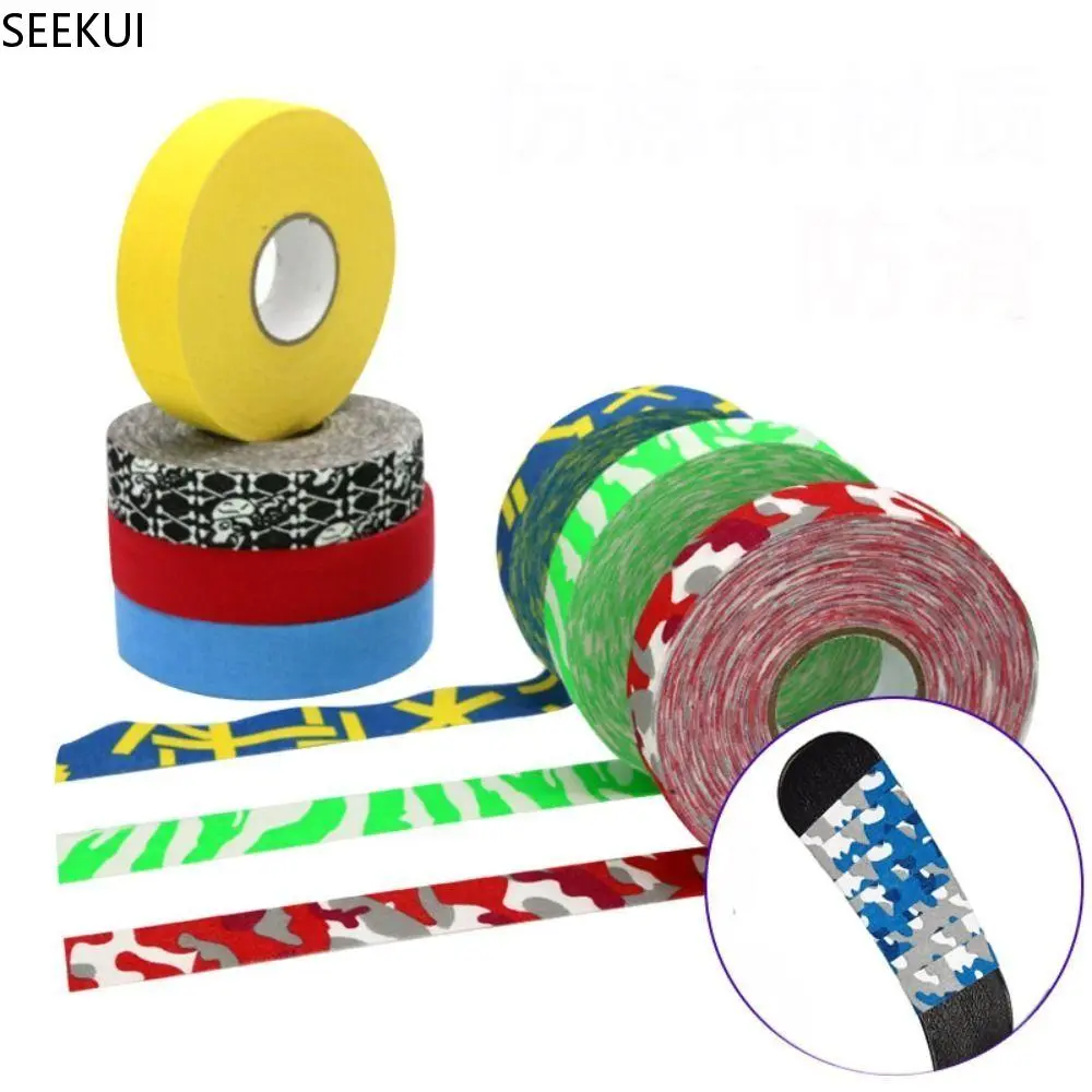 SEEKUI Sports Tape 2.5cm*25m Ice Hockey Grip Tape Non-slip Anti-slip Hockey Stick Tape Cotton Cloth Multipurpose Golf Tape Ice Hockey