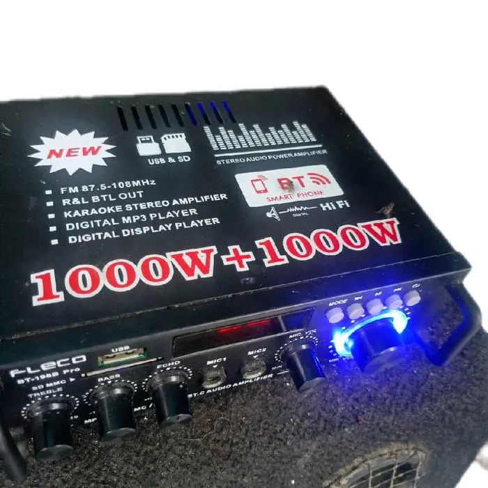 SERBA COD ampli mini karoke fleco BT198B pro - biru