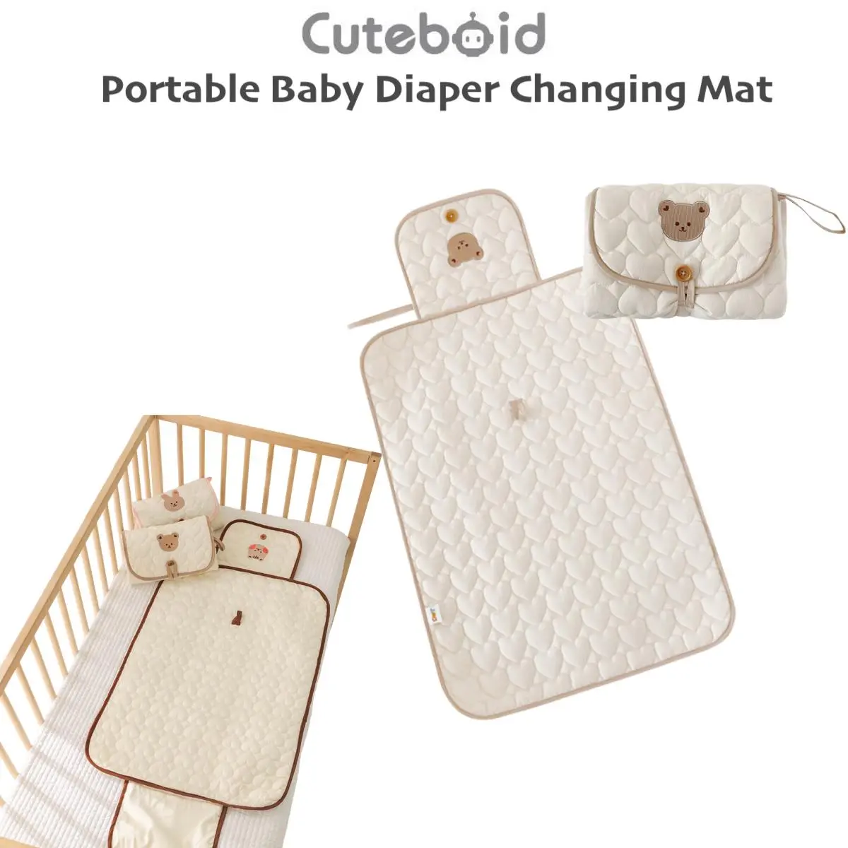 Portable Foldable Baby Diaper Changing Mat