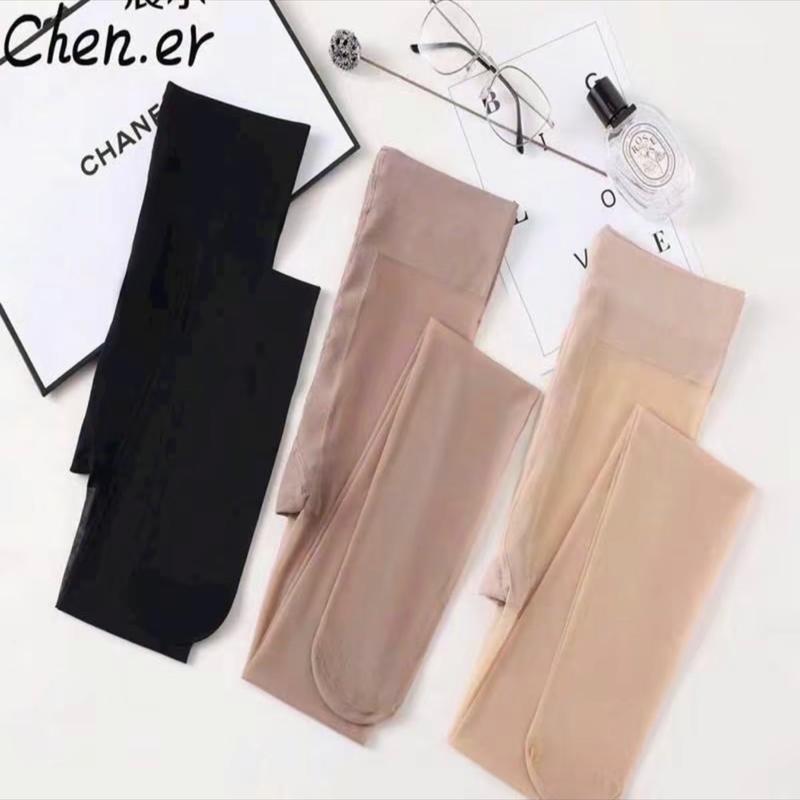 Quần Tất Nữ Tàng Hình Black Silk Siêu Dai Siêu Trong Women Đen Da 7