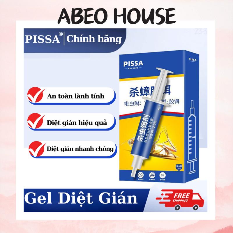 Gel Diệt Gián Dạng Ống, An Toàn Cho Gia Đình, Không Mùi,Nhang Không Độc Hại