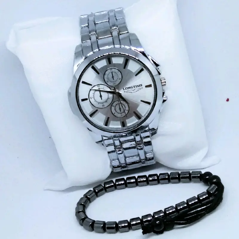 FIRALL!!JAM TANGAN PRIA BONUS GELANG BLUSTIN DAN BATRE CADANGN 5