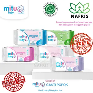 Mitu Baby Ganti Popok Wipes 50 Sheets BUY 1 GET 1 - Tisu Basah Bayi