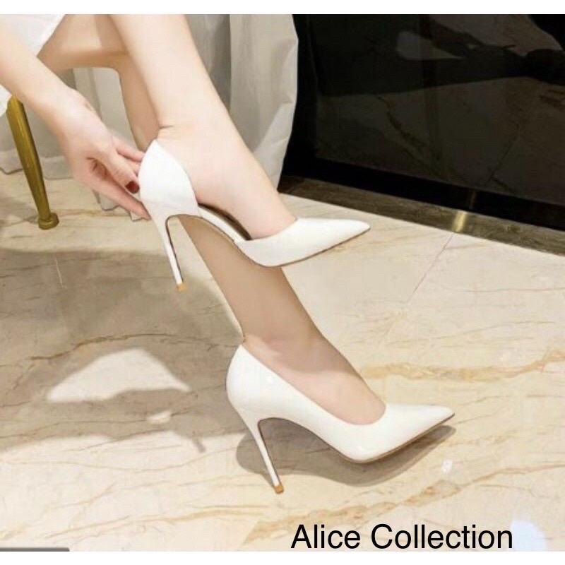 Giày Dép Cao Gót Hở Eo Bít Mũi, Gót Nhọn 7P, 9P - Hàng VNXK Cao Cấp - Full Size 34-42 giay 7 giay cao got call guốc xinh nữ