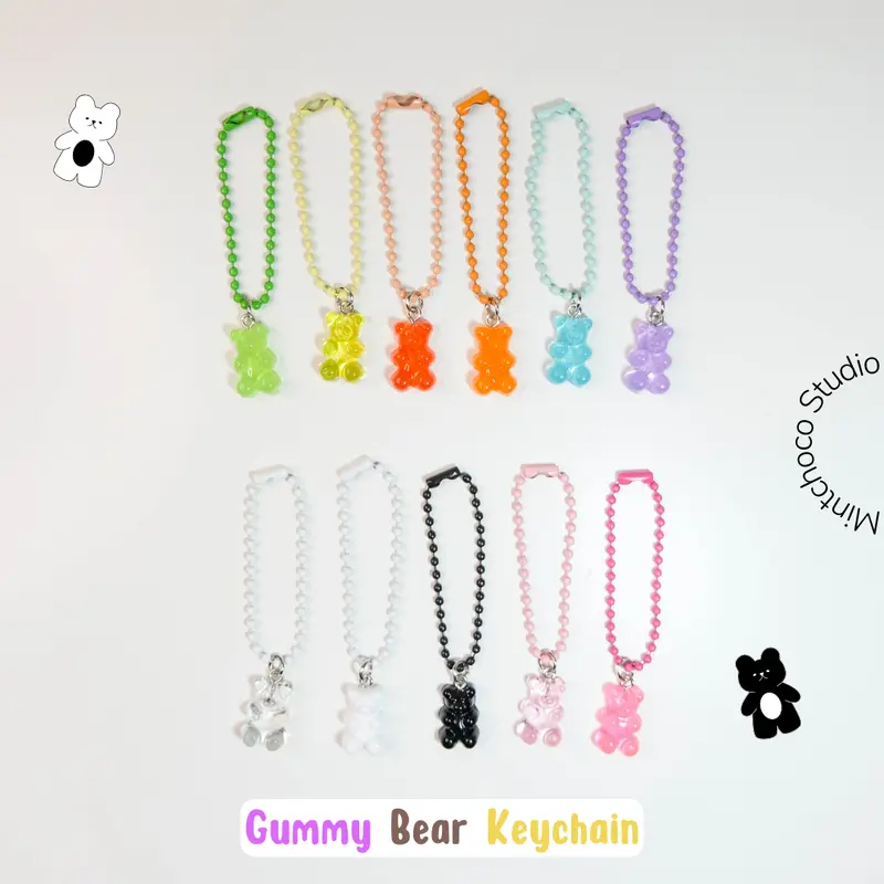Gummy Bear Keychain / Gantungan Kunci Beruang 1
