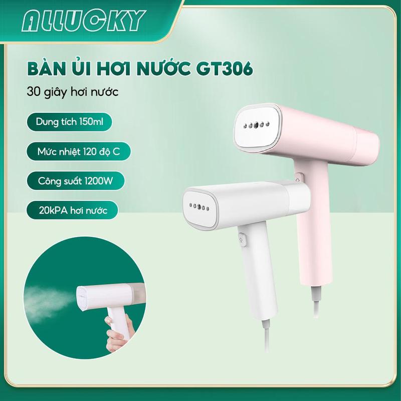 Bàn ủi hơi nước cầm tay Zanjia GT306 - Dung tích 150ml,Công suất 1200W,Từ động tắt điện,Bàn là hơi nước Ủi Quần Áo Là Quần Áo