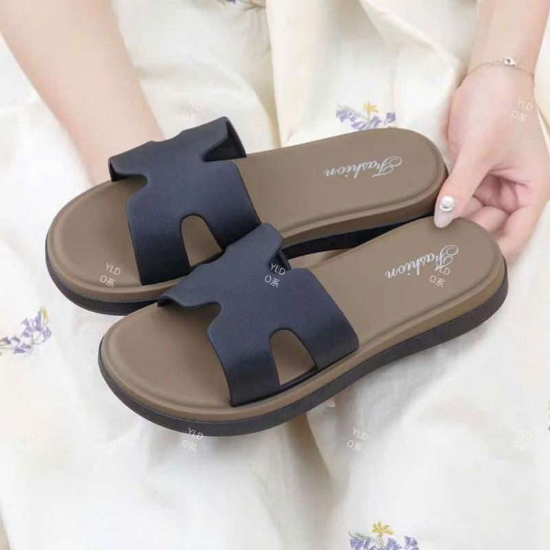 Dép lê chữ H nữ quai ngang sành điệu dể thương để đi 2
