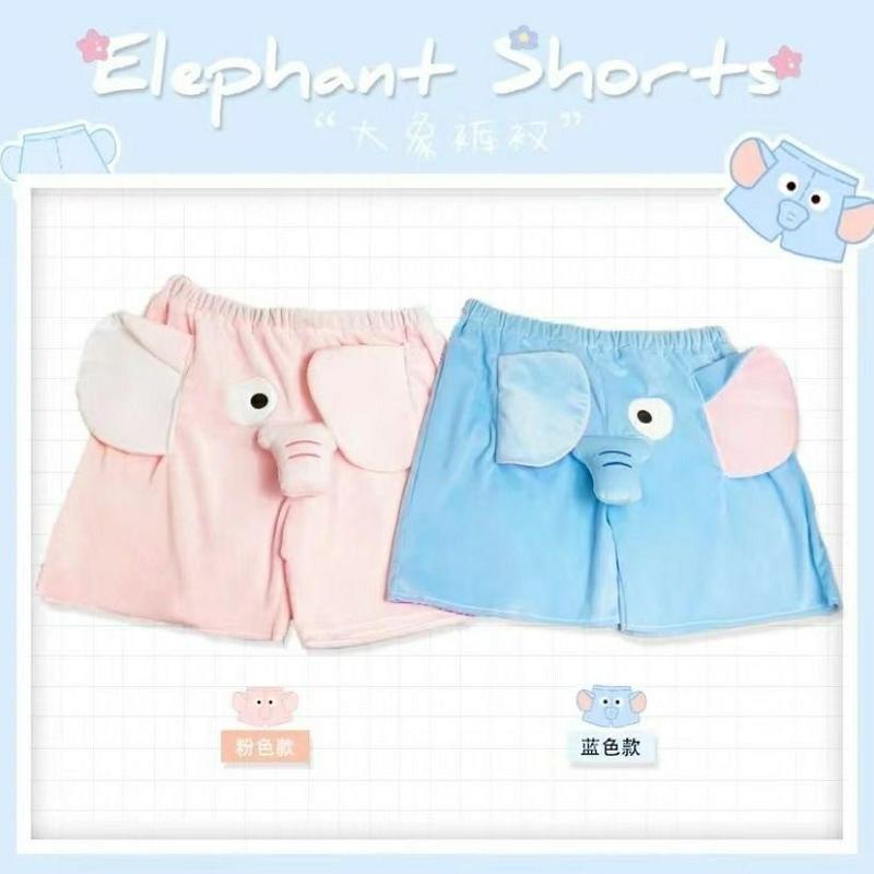 Quần Ngủ, Thiết Kế Dumbo Creak Vui Nhộn Quần Đùi Voi, Bộ Đồ Mặc Nhà Dáng Rộng Mùa Hè Dễ Thương Cho Nam, Thích Hợp Cho Nghi Lễ Trà, Dụng Cụ 5