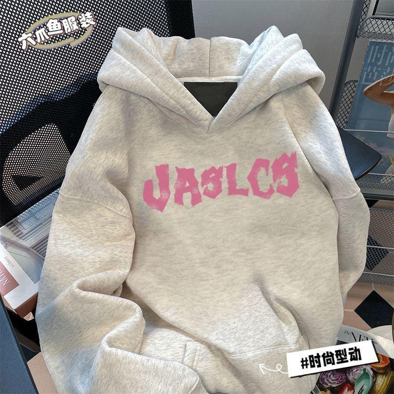 Product Introduction of Áo Len Có Mũ Trùm Đầu, Phong Cách Đường Phố Cao Cấp Hip Hop Mỹ, Thiết Kế Chữ Ngôi Sao Sáu Cánh, Dành Cho Nam Và Nữ, Thích Hợp Cho Mùa Thu Và Mùa Đông, Thương Hiệu Thời Trang Đường Phố, Áo Khoác Rộng Thùng Thình Menswear Hoodie Dài Tay 6