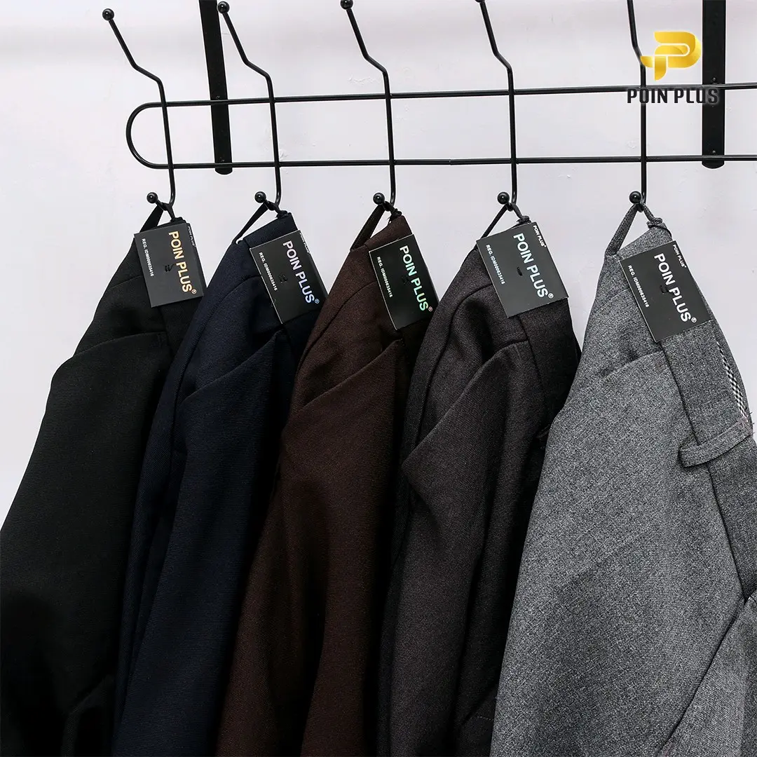 celana tanggung 24-26 poinplus | celana bahan anak tanggung muda pria slimfit  tebal  formal  fit  panjang  kerja  casual  kain Slim Hitam Kantor
