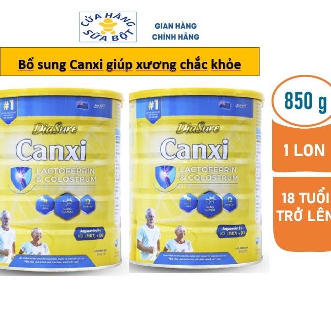 2 lon sữa non Diasure Canxi 850g chính hãng date T11/2026