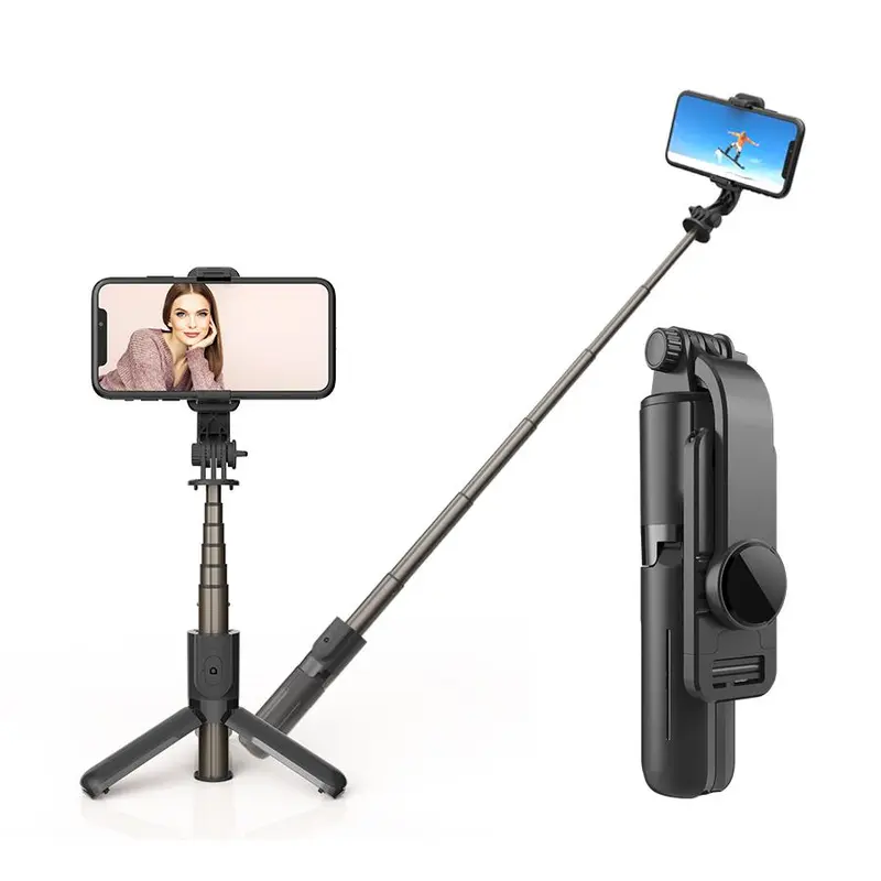 L10 Wireless Handheld Selfie Stick, Foldable Mini Tripod Shutter Remote Control, Mini Lightweight & Easy To Carry Selfie Stick for iPhone & Android 0