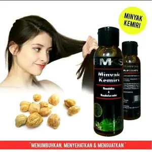 Minyak Kemiri BMKS rambut rontok kebotakan Penebal Menumbuhkan