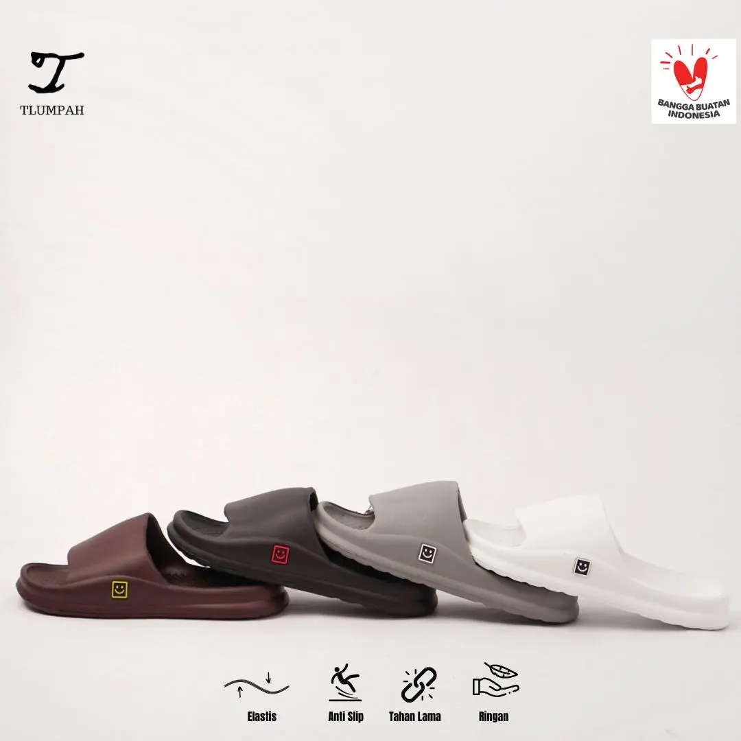 Smiley Sandal | Sandal Slop Pria Sandal Jelly Sandal Karet Murah Sandal Eva Shoes Sendal