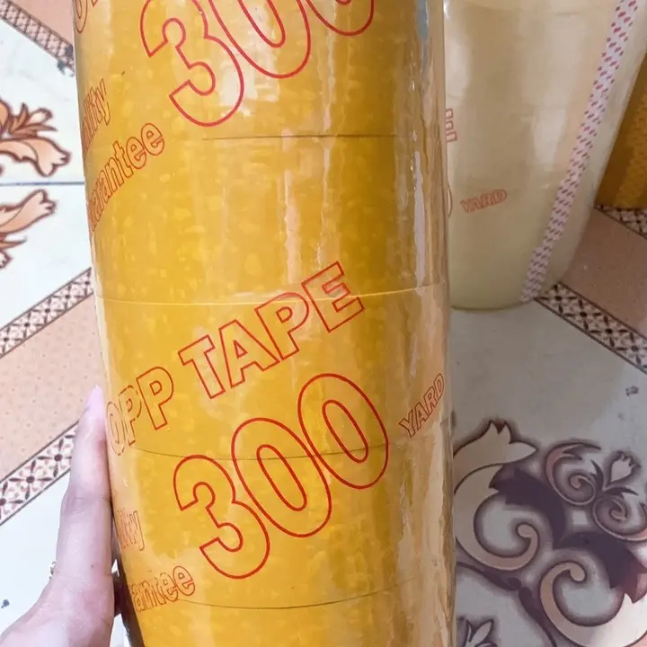 6 Cuộn Băng Keo Trong/ Đục 300 Yard Bản 5cm, Cân Nặng 2kg 8
