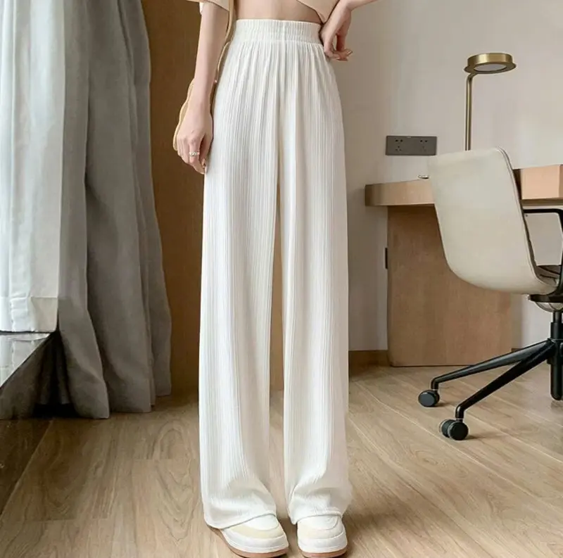 Quần nữ ông rộng thun tăm lạnh dày dặn (42-60kg) - phong cách trẻ trung nữ tính lịch sự - Women Voan Pants 7