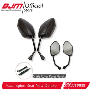Kaca Spion Beat New Deluxe Harga Sepasang GRATIS SEPASANG KARET HANDLE -BDK- Accessories Motor Motorcycle